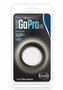 Performance Silicone Go Pro Cock Ring - Black/gold