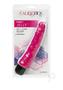 Funky Jelly Curved Vibrator 7.5in - Pink
